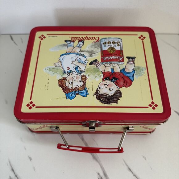 VTG. 1998 CAMPBELL'S SOUP KIDS TOMATO SOUP METAL LUNCH BOX - Picture 7 of 9